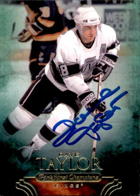 Dave Taylor SIGNED autographed 2011 PARKHURST CHAMPIONS card LOS ANGELES KINGS