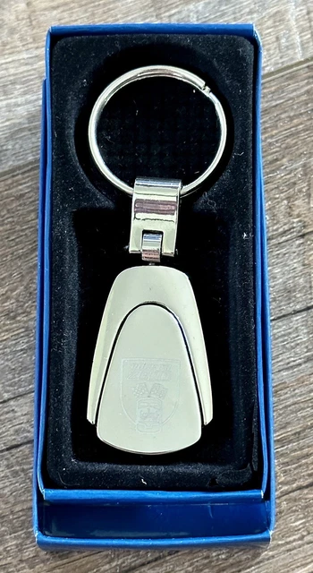 VTG CSX Railroad Race To Zero Key Chain w/ Box