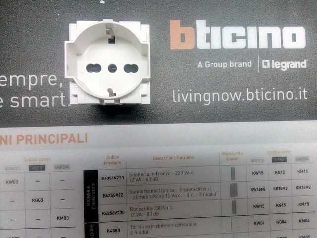 Presa Schuko 10/16A Gewiss System Bianca - Foto 3