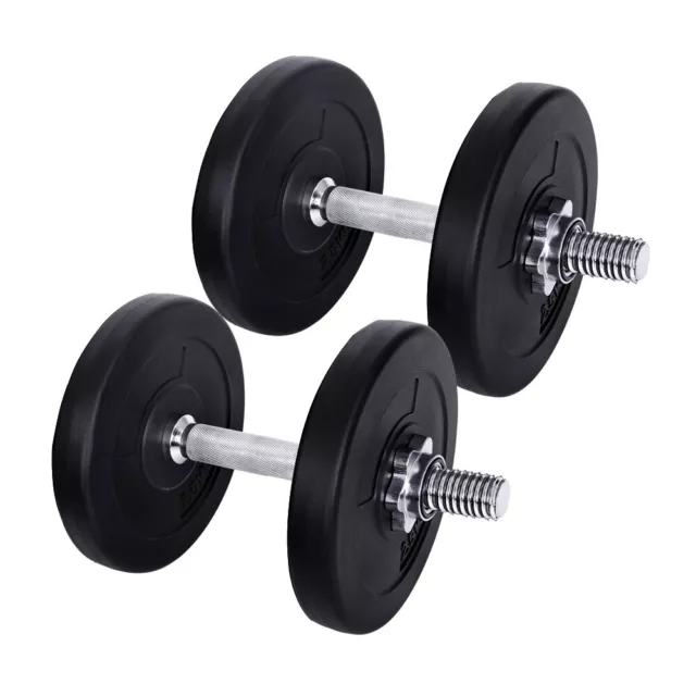 Everfit 15KG Dumbbells Dumbbell Set Weight Training Plates Home Gym Fitness