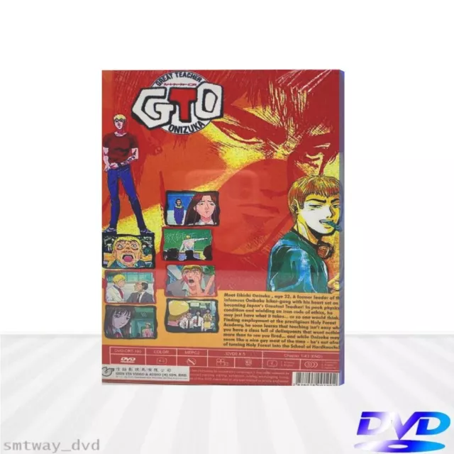 GTO GREAT TEACHER ONIZUKA Vol.1-43 Fin DVD ANIME ANGLAIS DOUBLÉ RÉGION TOUS 3