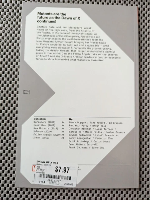 Marvel X-Men Dawn of X Volume 4 (2020) Duggan Hickman Yu TPB 2