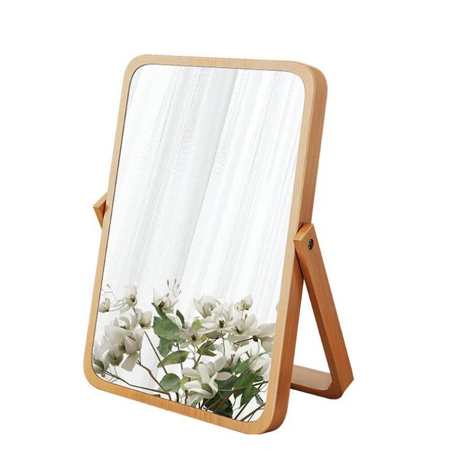 Autorisé] - Miroir Grossissant Rond Pliable à LED Pour Cosmétique