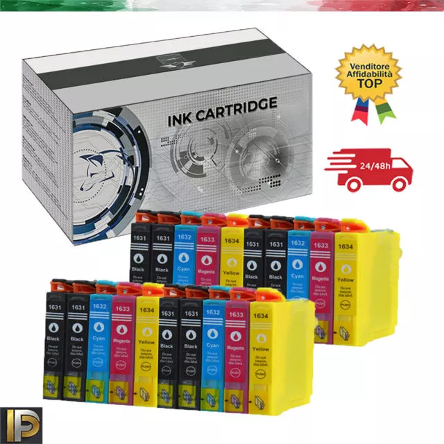 20 Cartucce T1636 per Epson WF2010W WF2510WF WF2520NF WF2530WF WF2650DWF