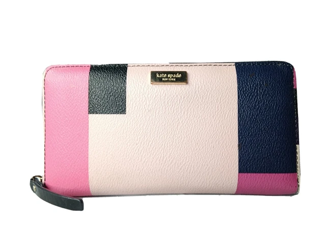 Kate Spade Grant Street Grainy Vinyl Stacy Continental Wallet Multicolor