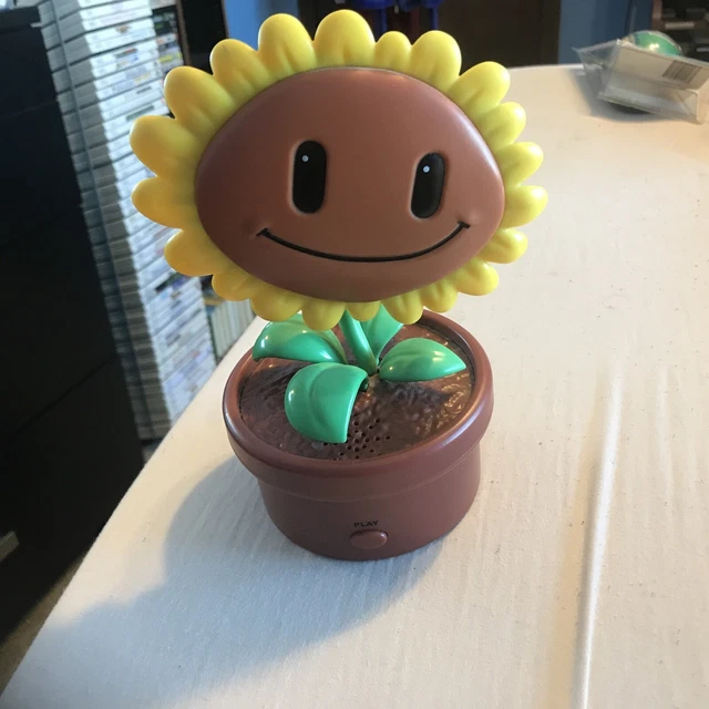 PLANTS VS ZOMBIES SINGING SUNFLOWER ThinkGeek HTF RARE PvZ 2013 Tested Works