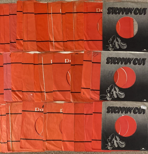 Jot Lot x 37 - 7" Polydor/Steppin' Out Original Company Sleeves - G to NM