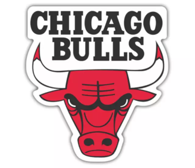 NBA Basketball Geschenkset (Größe Einheitsgröße) Chicago Bulls Autoaufkleber - Neu