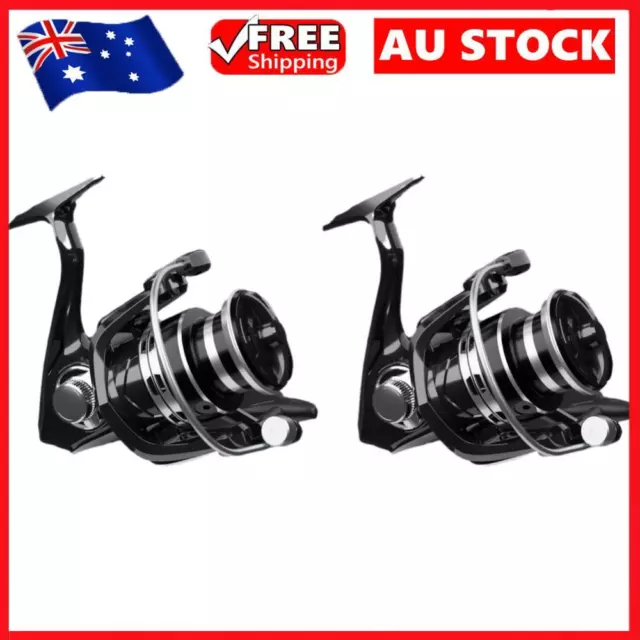 Spinning Reel 8kg Max Drag 5.2 1 Gear Ratio Metal Body Fishing Reel (HK2000)