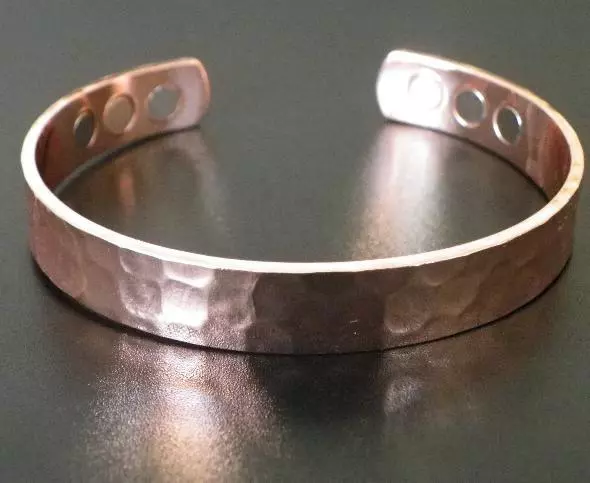 Magnetic Bracelet, Pure Copper Small Size 6x2500 Neodymium Magnets 15000 Gauss 3