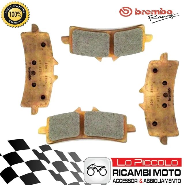 Pastiglie Freno Anteriori Brembo Racing M497Z04 Per Ducati Panigale V4, Streetfighter, 1098, 1198, 1199 - Mescola MotoGP/SBK