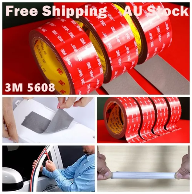 3M VHB Double Sided Tape 5608 Double Sided Mounting Grey Foam Tape Car Deco AU