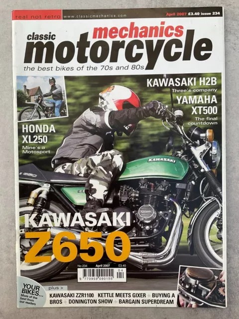 Classic Mechanics Magazine - April 2007 - Z650, XL250, H2B, XT500, ZZR1100, Maca