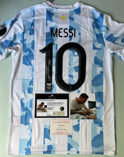 LIONEL MESSI AUTOGRAMM Argentina Adidas Trikot signiert COA Signed final jersey EUR 775,00