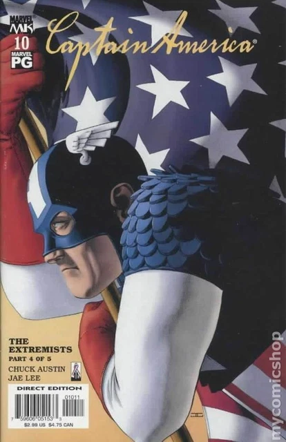 Captain America #10 VG 2003 Stock Image Low Grade