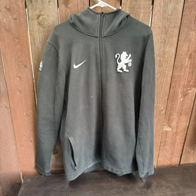 Toronto raptors nike dry outlet showtime full zip hoodie