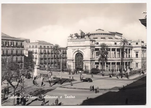 palermo palerme  place politeama et théâtre