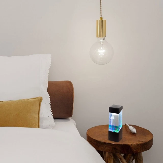 DESKTOP JELLYFISH LAMP Night Simulation Light Home Atmosphere