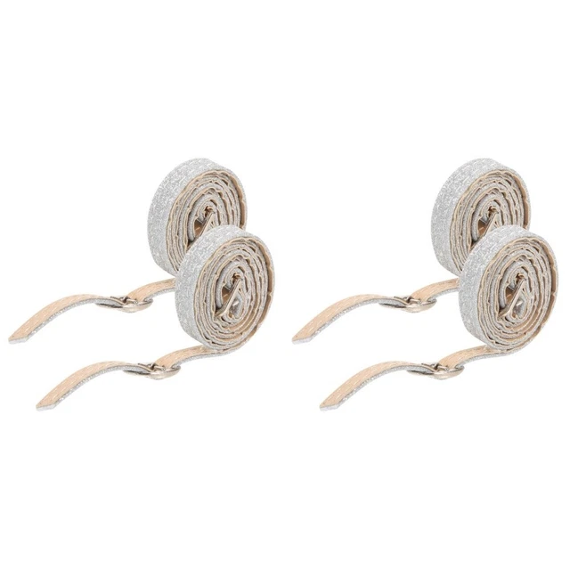 2 Pairs Cinturini Con Fibbia Lacci Per Tacchi Alti Tacco Sandalo Cinghia