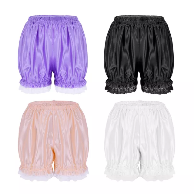 Damen Locker Spitze Sicherheits Shorts Hose Sicherheitshosen Unterhose Pumphose