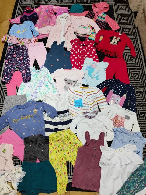 #D13 Enorme pacchetto di vestiti per bambina 12-18 mesi NEXT GEORGE DISNEY BLUEZOO