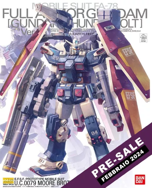 Full Armor Gundam Thunderbolt Version Ka - Mg 1/100 - Bandai Model Kit