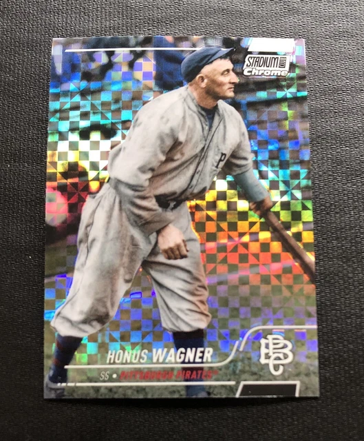 2022 TOPPS STADIUM Club Chrome Honus Wagner X-Fractor Refractor #279 Nm ...