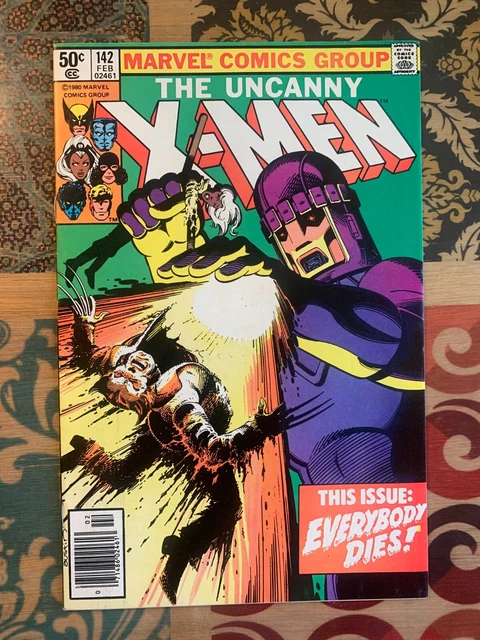 Uncanny X-Men #142 - Feb 1981 - Vol.1 - Death of Wolverine - Newsstand   (6537)