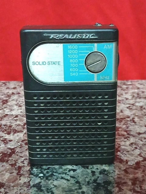 VINTAGE REALISTIC AM radio model no. 12-177 Radio Shack Works £5.38 ...