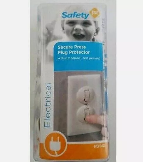 Protectores de enchufe eléctrico de primera prensa segura de seguridad de nuevo (paquete de 50)