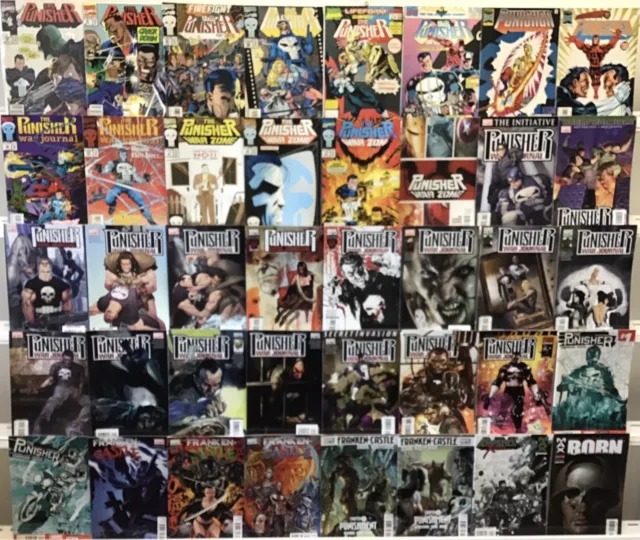 Marvel Comics Punisher Comic Book Lot Of 40
