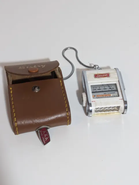 Vintage Gossen Sixon Color Finder Light Exposure Meter With Case