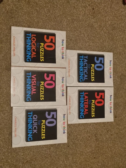 50 PUZZLES FOR Logical, Quick, Visual, Tactical, Lateral Thinking. 5 ...