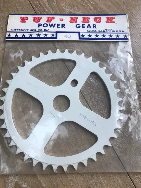 Plateau BMX Old School ASCO 45 Dents – Argenté, Neuf, Fabriqué Aux Pays-Bas