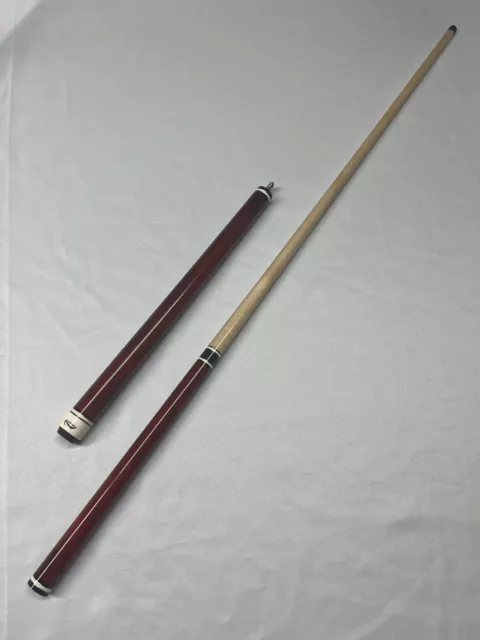 Rhino Break Jump Cue Burgundy Stained Fancy Ringwork 20 Ounces 3