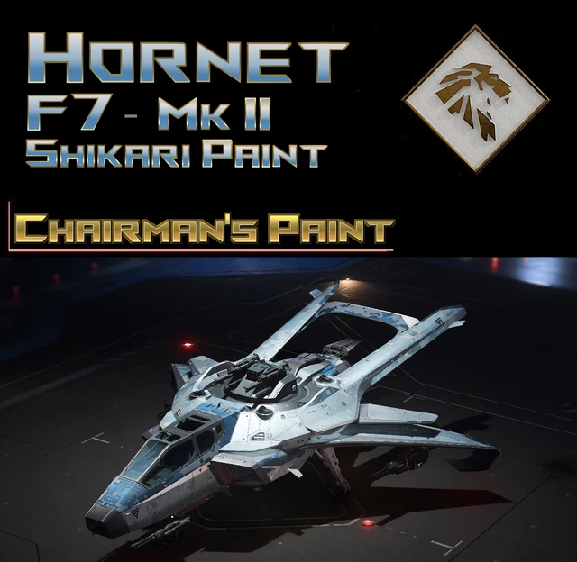Star Citizen - F7C HORNET MK II - OC LTI + Peinture IRONSCALE - PC