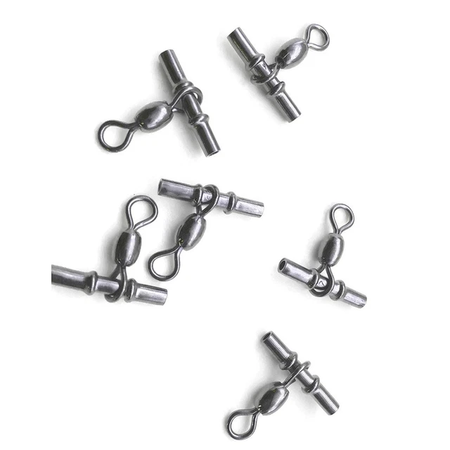 Lot De 50 Adaptateurs Pour Flotteurs Waggler - 3 Tailles D'émerillons En Cuivre Et PVC - Pêche Au Coup - 6