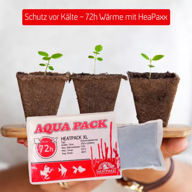 72h HeatPack | 20 Stück | Aquapack | HeatPaxx | Wärmekissen für den Versand