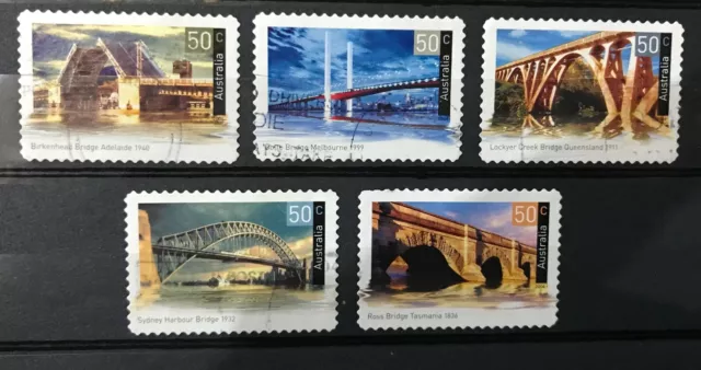 Australia 2004 - Landmark Bridges Fine Used Set Sg 2357-2361