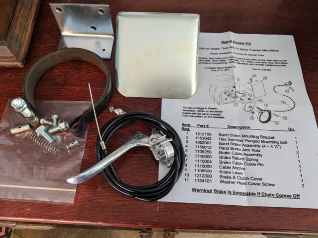 Minibike Brake Band Kit, W/Clutch Cover, mini bike, go cart, Predator engines Minibike Brake Band Kit, W/Clutch Cover, mini bike, go cart, Predator engines