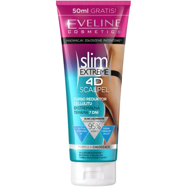 Eveline Slim Extreme 4D SCALPEL Serum Turbo Cellulite Reduktion Creme 250 ml