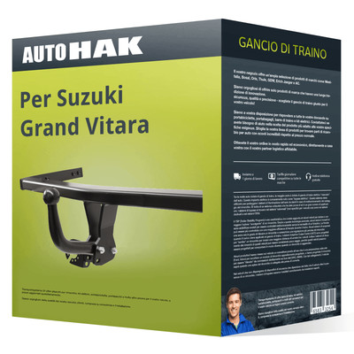 Auto-Hak Gancio traino compatibile per Suzuki Grand Vitara 2010-2015 fisso Auto Hak NUOVO 