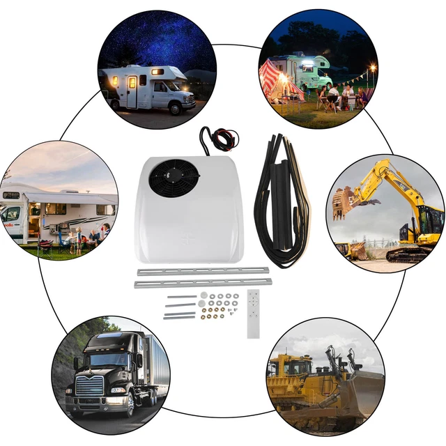 RV AIR CONDITIONER Heat Pump Camper NonDucted Rooftop AC Heater