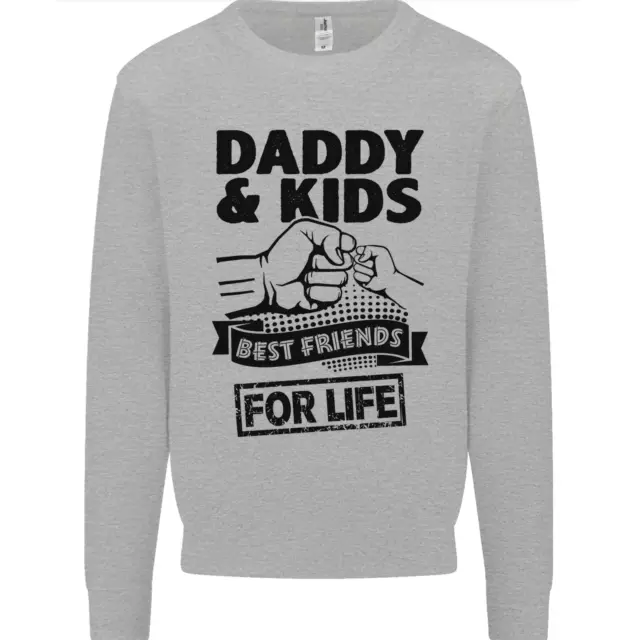 Daddy & Kids Best Friends Fathers Day Mens Sweatshirt Jumper