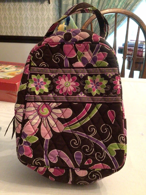 vera bradley lunch bags for women Purple Punch Pattern With Zipper