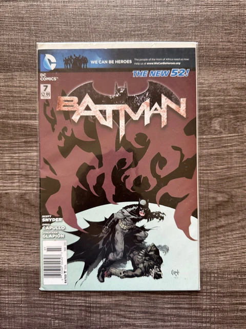 Batman #7 New 52 1st App Harper Row (Bluebird) Capullo Snyder DC Comics 2012 VF+
