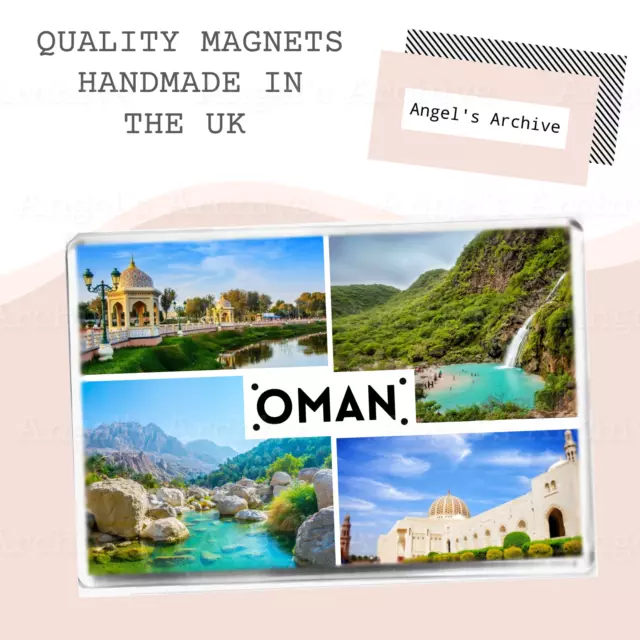 Oman ✳ Souvenir Tourist Holiday ✳ Large Fridge Magnet ✳ Great Gift