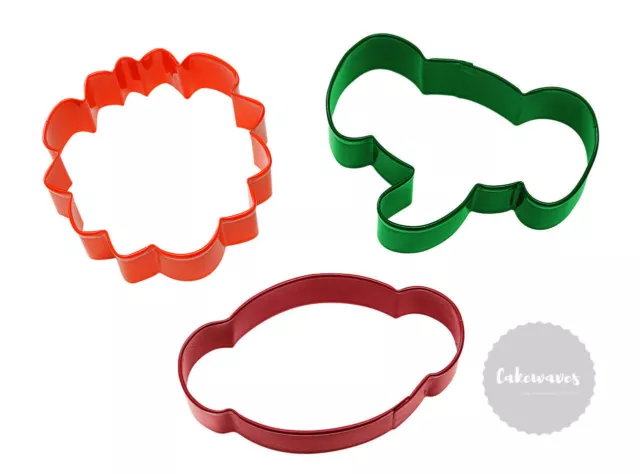 3 pc Jungle Pals Cookie Cutter Set - Wilton