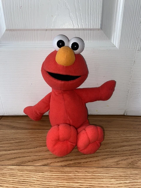 Fisher Price 2002 Mattel Sesame Street Elmo 12" Plush Soft Toy Stuffed Animal