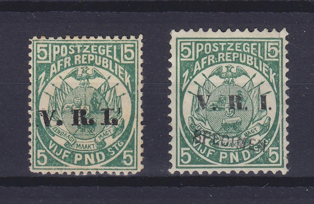 SOUTH AFRICA TRANSVAAL 1900, Mi 237 (FORGERY) + SPECIMEN (ORIGINAL), MLH